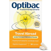 Optibac Travel Abroad - 20 caps - RightNutri - Supplements