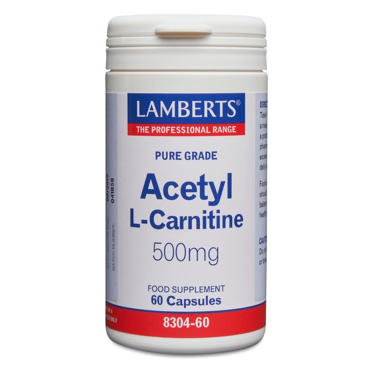 Lamberts Acetyl L-Carnitine (Alcar) 500mg - 60 Caps RightNutri-Supplements Lamberts Acetyl L-Carnitine (Alcar) 500mg - 60 Caps RightNutri-Supplements