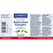 Lamberts Antioxidant Complex Super Strength - 60 Tabs - RightNutri - Supplements