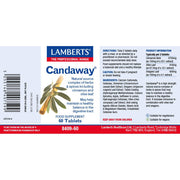 Lamberts Candaway (Includes Cinnamon & Olive Leaf) - 60 Tabs - RightNutri - Supplements