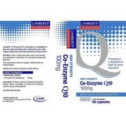 Lamberts Co Enzyme Q 10 100mg - 60 Caps - RightNutri - Supplements