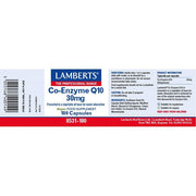 Lamberts Co Enzyme Q 10 30mg - 180 Caps - RightNutri - Supplements