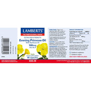 Lamberts Evening Primrose Oil (Extra High Potency) with Starflower Oil 1000mg - 90 caps - RightNutri - Supplements