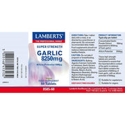 Lamberts Garlic 1650mg - 60 Tabs - RightNutri - Supplements