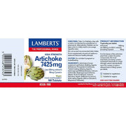 Lamberts High Potency Artichoke 7425mg - 180 Tabs - RightNutri - Supplements