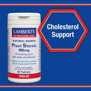 Lamberts Natural Plant Sterols 800mg - 60 tabs - RightNutri - Supplements