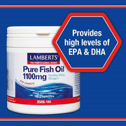 Lamberts Pure Fish Oil 1100mg - 120 Caps - RightNutri - Supplements