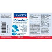 Lamberts Refreshall - 120 Tabs - RightNutri - Supplements