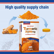 Lamberts Turmeric 20,000mg - 120 Tabs - RightNutri - Supplements