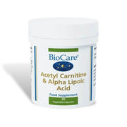 Biocare Acetyl Carnitine & Alpha Lipoic Acid - 30 Veg Cap - RightNutri-Supplements