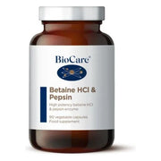 Biocare Betaine HCI & Pepsin - 90 Veg Cap - RightNutri-Supplements