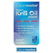 CleanMarine Krill Oil 500mg - 60 Gel Caps - RightNutri-Supplements