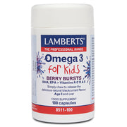 Lamberts Berry Bursts Omega 3 For Kids - 100 Caps - RightNutri-Supplements