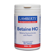 Lamberts Betaine Hcl 324mg/Pepsin 5mg - 180 Tabs - RightNutri-Supplements