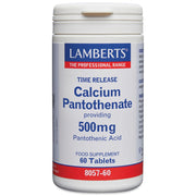 Lamberts Calcium Pantothenate 500mg Time Release - 60 Tabs - RightNutri-Supplements