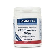 Lamberts GTF Chromium (as Picolinate) - 100 tabs - RightNutri-Supplements