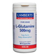 Lamberts L-Glutamine 500mg - 90 Caps - RightNutri-Supplements