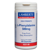 Lamberts L Phenylalanine 500mg - 60 Caps - RightNutri-Supplements