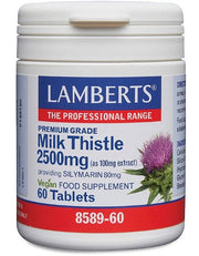 Lamberts Milk Thistle 2500mg - 60 Tabs - RightNutri-Supplements