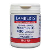 Lamberts Vitamin D3 4000Iu (100µg) - 120 Caps - RightNutri-Supplements