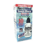 NeilMed Sinus Rinse Starter Kit (includes 10 premixed Sachets) - 1 bottle + 10 Sachets - RightNutri-Supplements