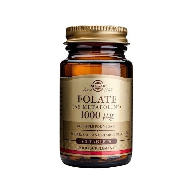 Solgar Folate 400mcg (as Metafolin) - 100 tabs – RightNutri-Supplements