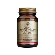 Solgar Zinc Picolinate 22mg - 100 tabs - RightNutri-Supplements