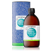 Viridian 100% Organic Golden Flaxseed Oil - 500ml's - RightNutri-Supplements