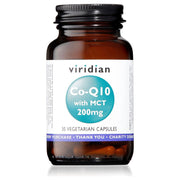 Viridian Co-enzyme Q10 200mg with MCT Veg Caps - 30's - RightNutri-Supplements