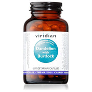 Viridian Dandelion with Burdock Extract Veg Caps - 60's - RightNutri-Supplements