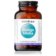 Viridian Ginkgo Biloba Leaf Extract Veg Caps - 60's - RightNutri-Supplements