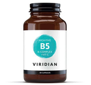 Viridian HIGH FIVE™ B-Complex (with Mag Ascorbate) + Vitamin C Veg Caps - 120's - RightNutri-Supplements