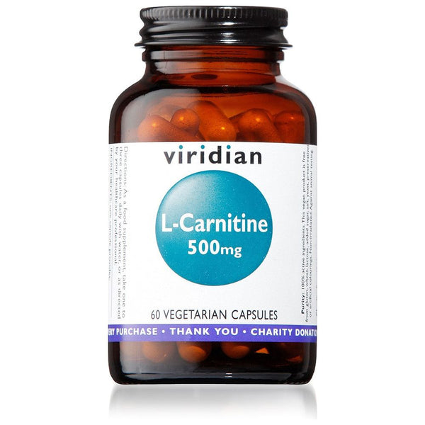 Viridian L-Carnitine 500mg Veg Caps - 60's – RightNutri-Supplements