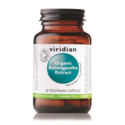 Viridian Organic Ashwagandha Extract Veg Caps - 60's - RightNutri-Supplements