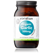 Viridian Organic Garlic 500mg Veg Caps - 90's - RightNutri-Supplements