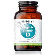 Viridian Organic Vitamin D2 (Vegan) 400iu Veg Caps - 60's - RightNutri-Supplements