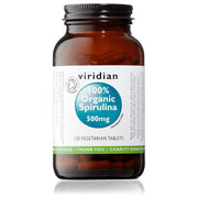 Viridian Spirulina 500mg tablets Organic (excipient-free tablets) - 120's - RightNutri-Supplements