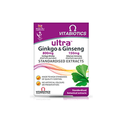 Vitabiotics Ultra Gingko Biloba & Siberian Ginseng - 60 tabs - RightNutri-Supplements