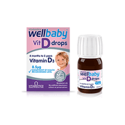 Vitabiotics WellBaby Vitamin D Drops - Double Pack - 60ml - RightNutri-Supplements