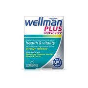 Vitabiotics Wellman Plus Omega 3-6-9 - 28 tabs + 28 caps - RightNutri-Supplements